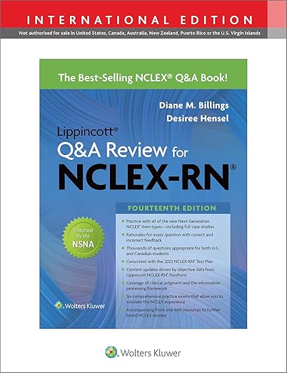 Lippincott Q&A Review for NCLEX-RN 14th edition