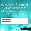 Cumulative Record Of Clinical Experience Of Basic Bsc Nursing Students